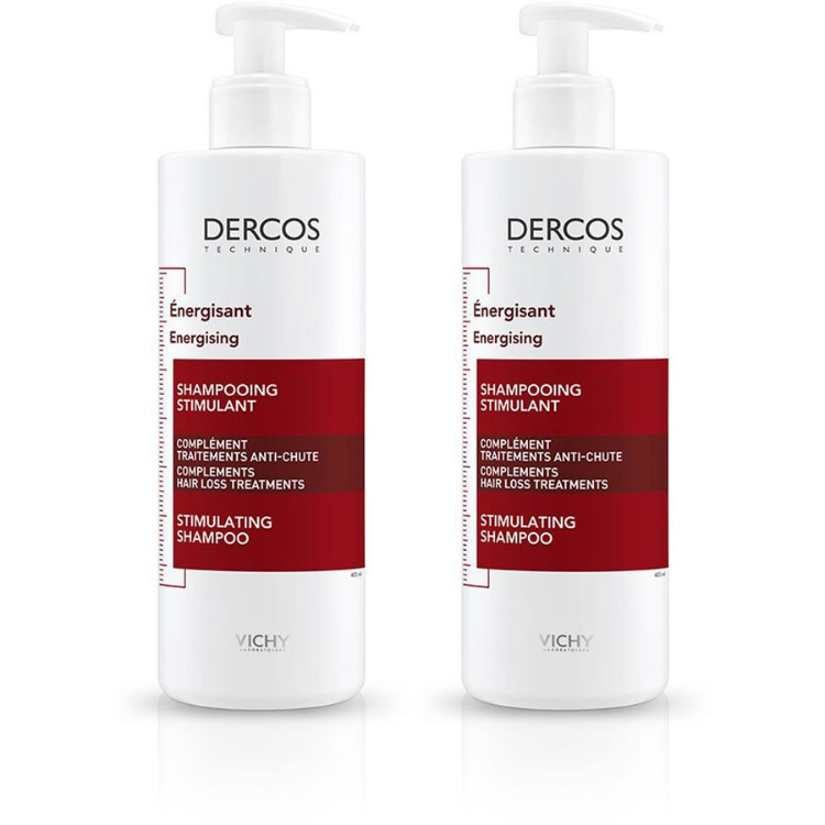 Vichy Dercos Energizing Shampoo 400ml Sæt med 2