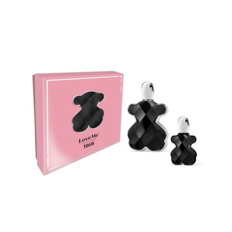 Uppsättning Tous Loveme Onyx Parfum 50 ml Mini 15 ml@