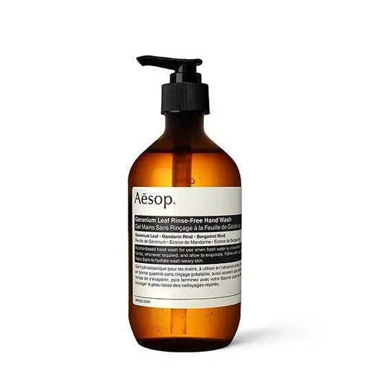 Demachiant pentru mâini fără clătire Aesop Geranium Leaf - 500 ml