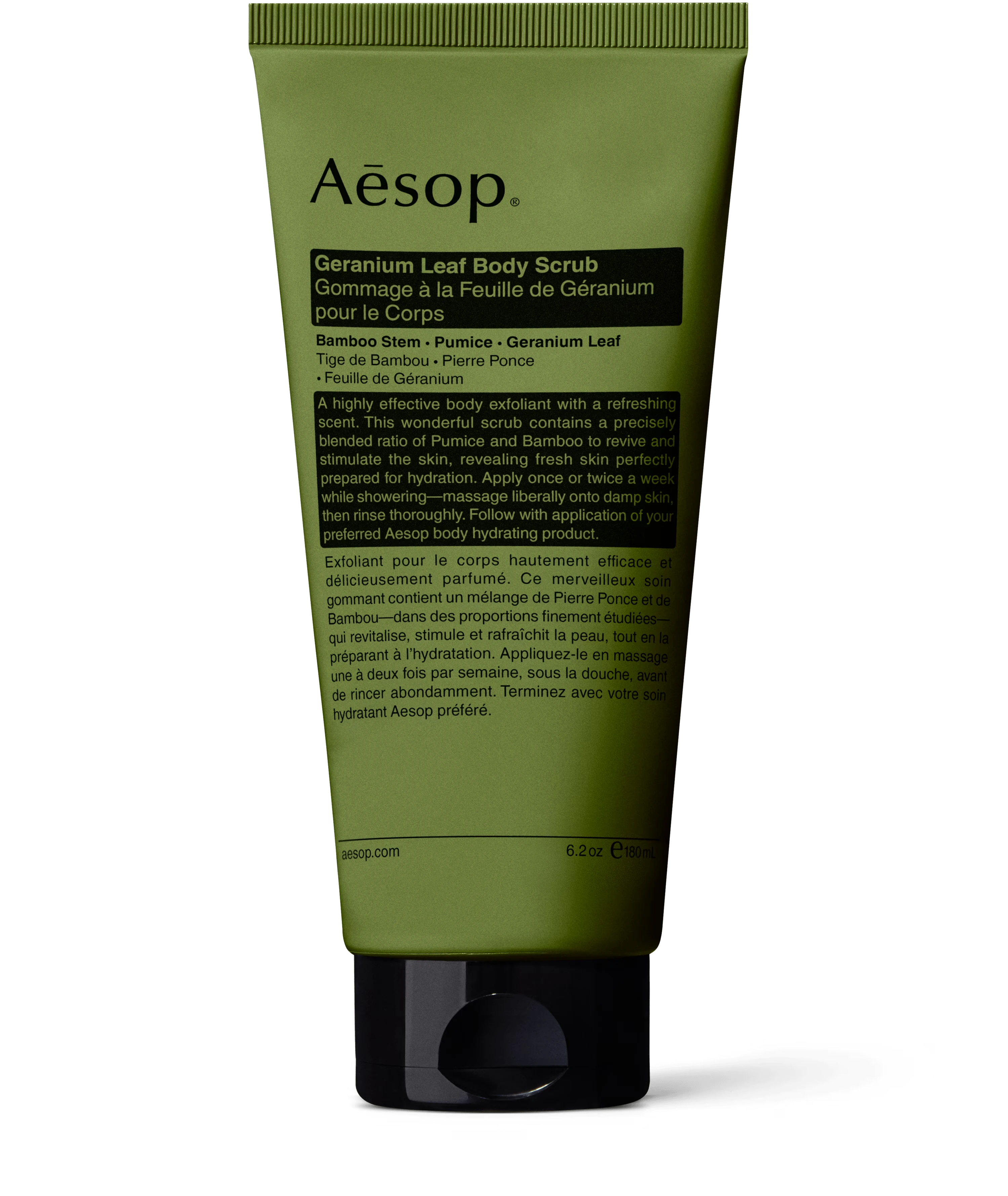 Aesop Exfoliant corporal cu frunze de geranium - 180 GR.