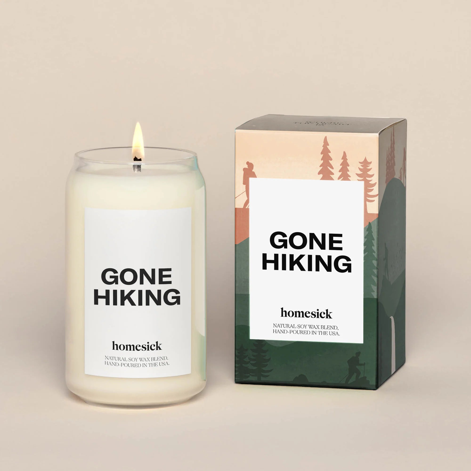 homesick gone hiking 390 g scented candle