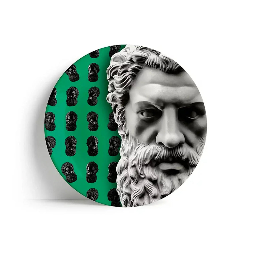 Plato ceramica Yusufy Media Luna 1 pieza