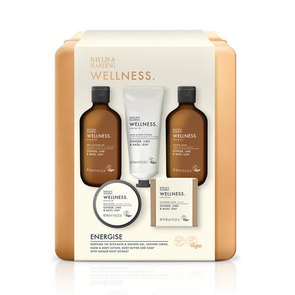 Baylis &amp; Harding Wellness Energise Ginger, Lime &amp; Basil Leaf — Trousse