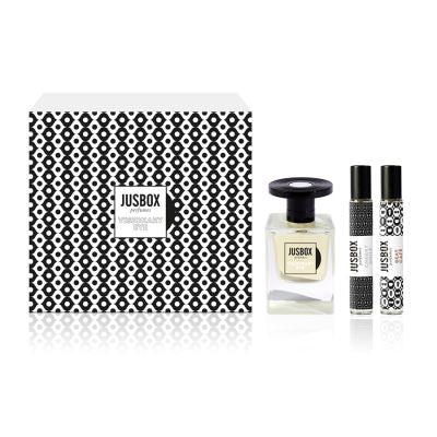 Jusbox عطور Visionary Eye KIT EDP 78 مل + تشيكي سمايل 7.8 مل + بيت كافيه 7.8 مل