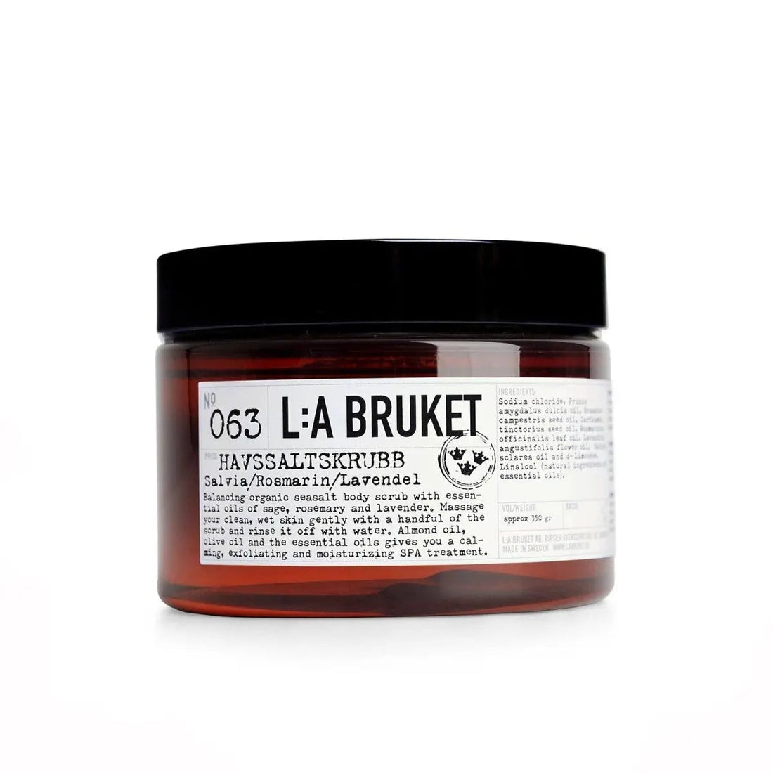 L:A Bruket SEA SALT SCRUB - 215 grapefrukter