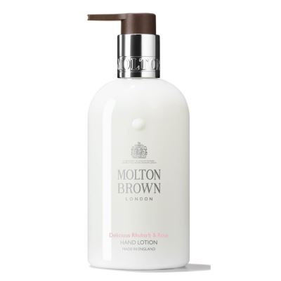 Molton brown Loção para mãos deliciosa com ruibarbo e rosa 300 ml