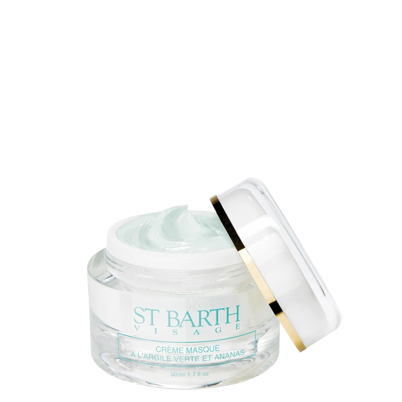 Línea st. barth Maschera A la arcilla verde y piña - 50 ML 