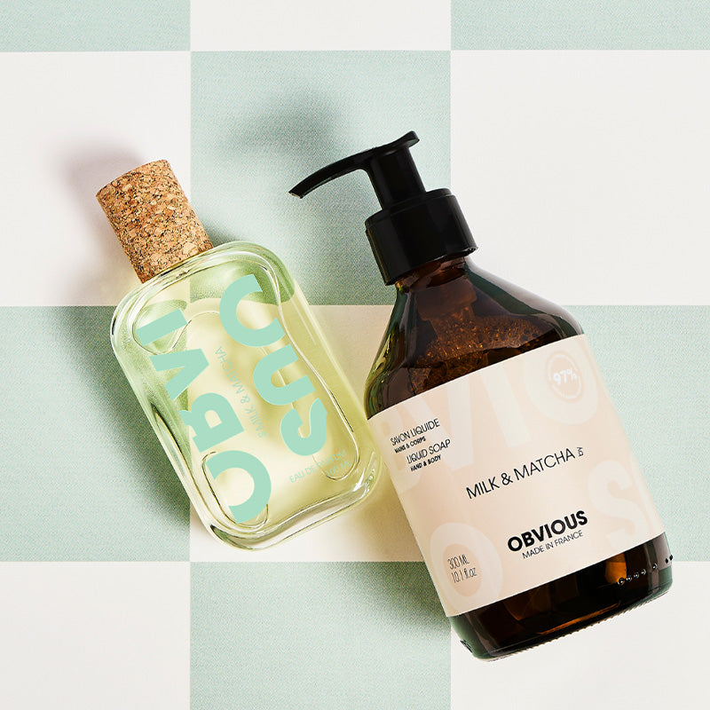 Obvious Bagnoschiuma Mani e Corpo al Latte e Matcha — Bagnoschiuma