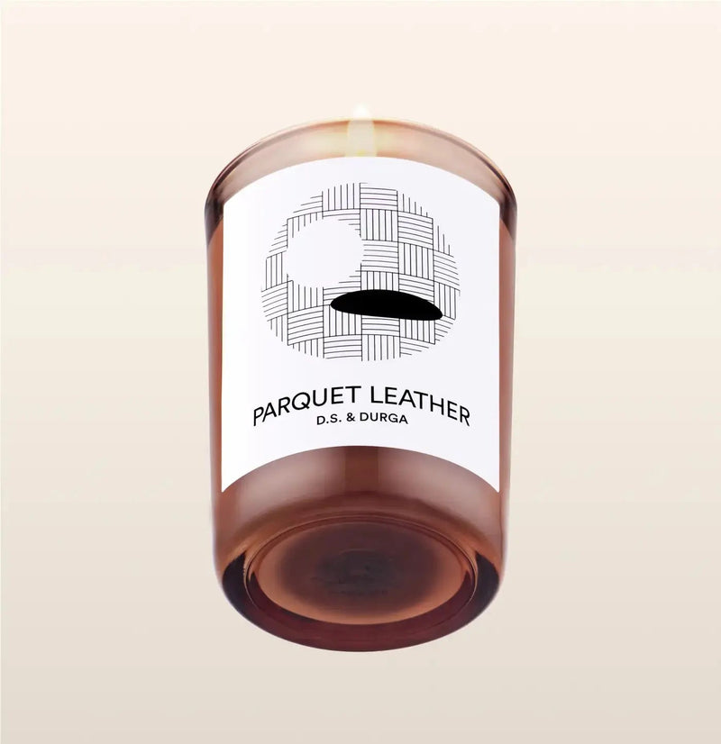 Ds & durga PARQUET LEATHER Candle 200g