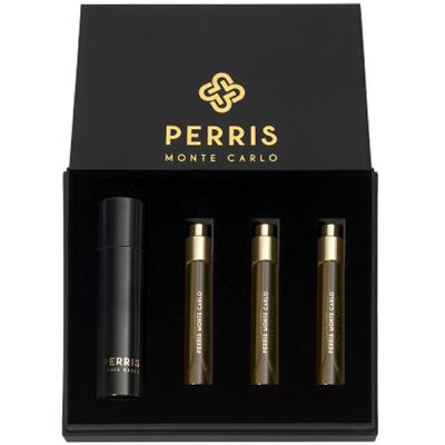 Perris Montecarlo Cacao Azteque estratto di profumo Travel Set 4 x 7,5 ml