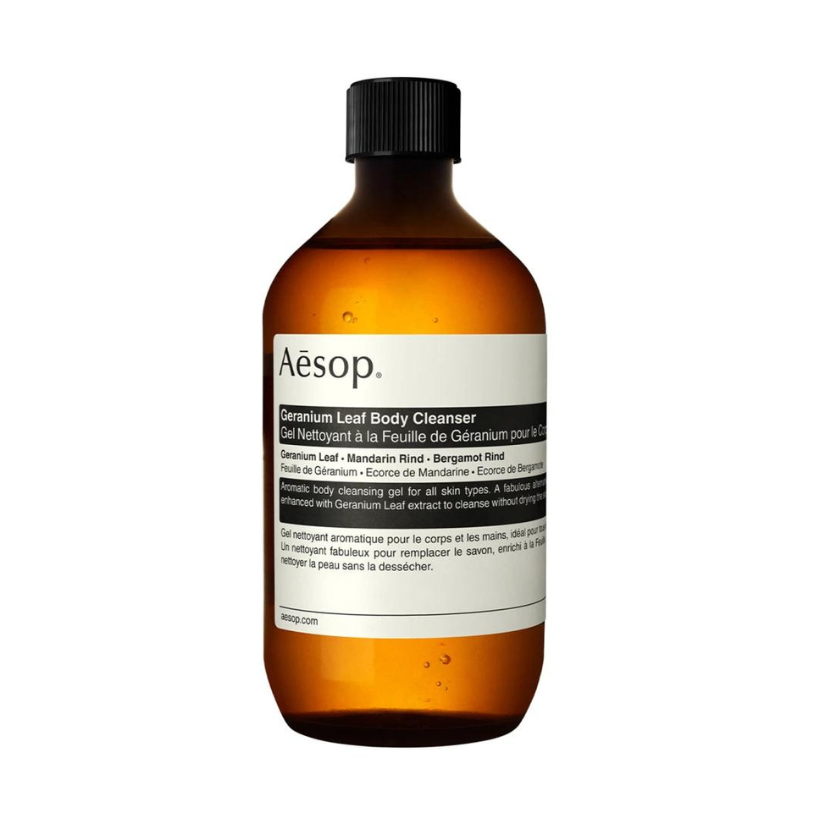 Aesop Geranium Leaf Body Cleanser 500 ml with screw cap