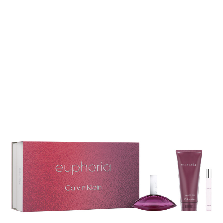 Set Calvin Klein Ck Euphoria Edp 100 ml Body 100 ml Edp 10 ml