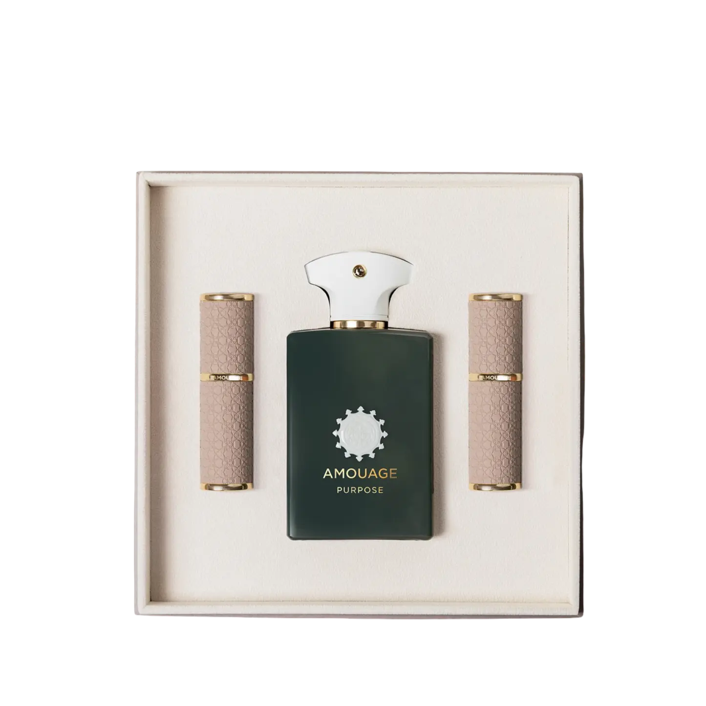 Amouage Purpose conjunto de presente excecional 100 ml + 2 x 10 ml 