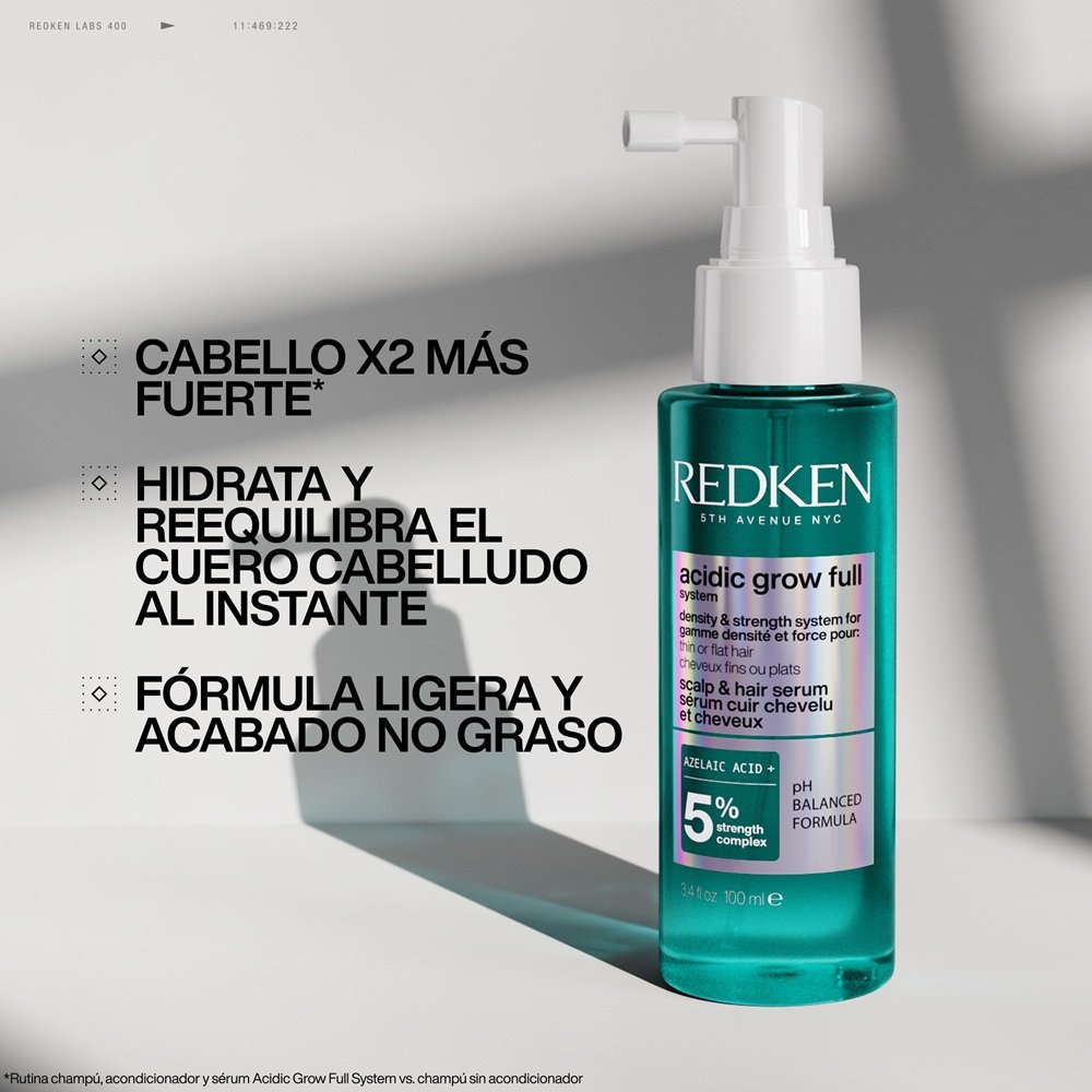 Siero per cuoio capelluto e capelli Redken Acidic Grow Full System Scalp And Hair Serum 100 ml