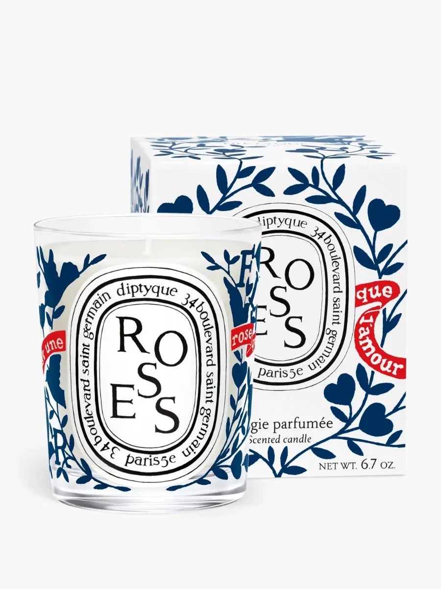 Diptyque Roses Valentinsdag Duftlys 190 GR. 