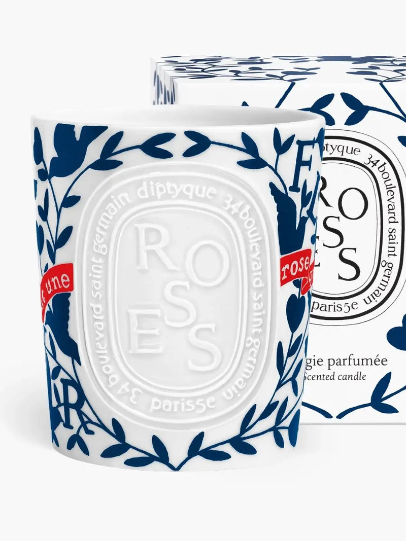Diptyque Roses Valentinsdag-duftlys 600 GR. 