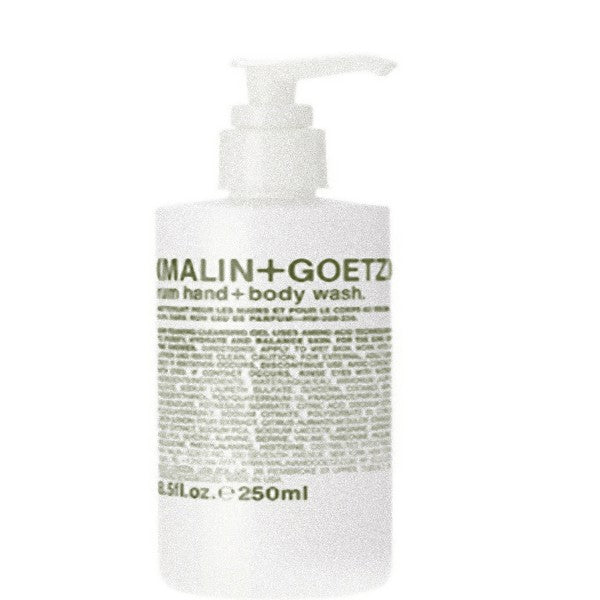 Malin+goetz Rum Käsien ja vartalon puhdistusaine 250ml