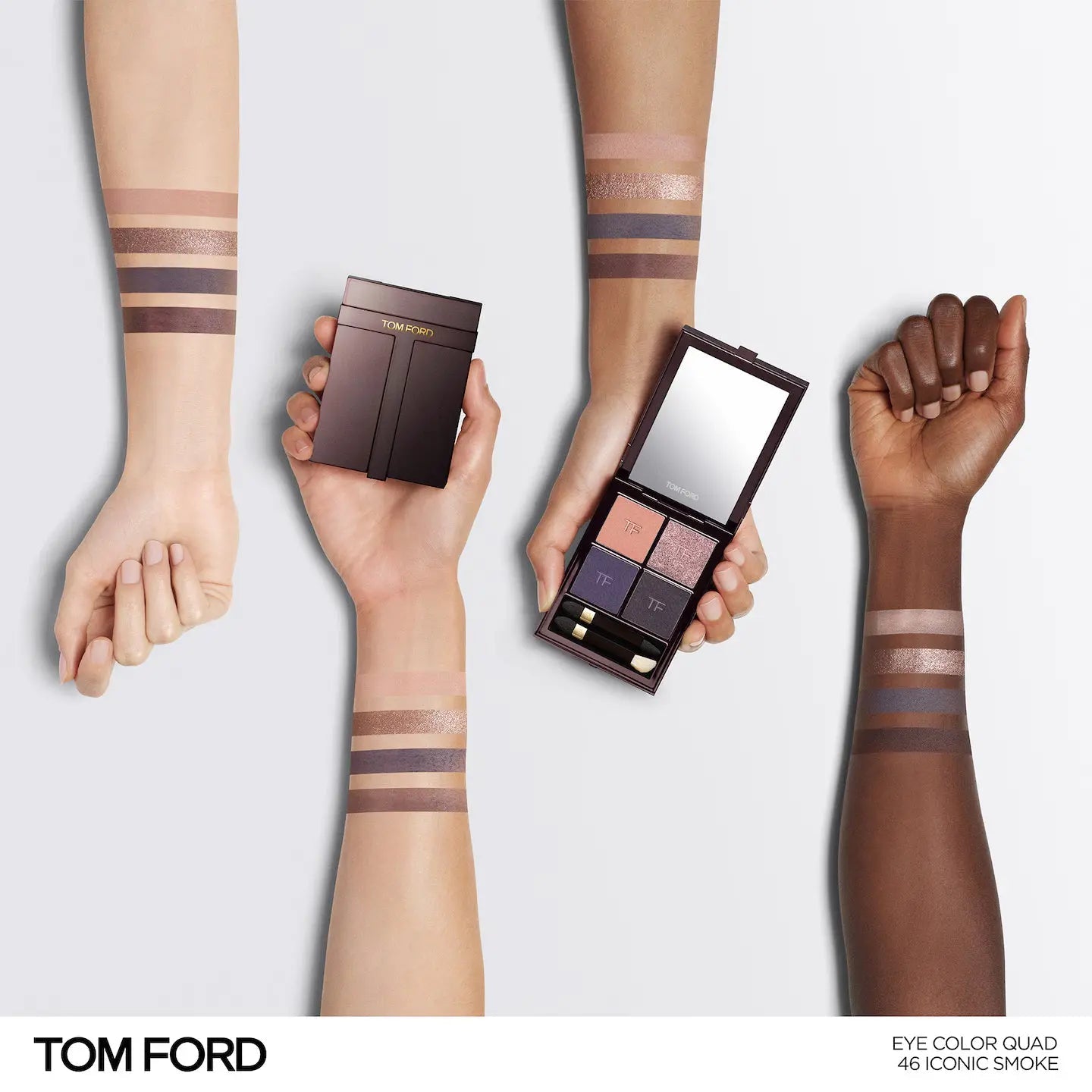 Tom ford Runway  Color quad Creme 46 Iconic Smoke