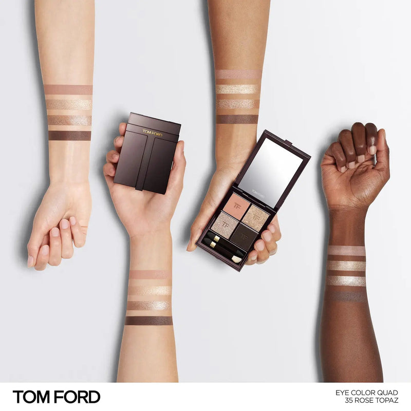 Tom Ford Runway Color quad Creme 35 Rose Topaz — Makeup Unisex