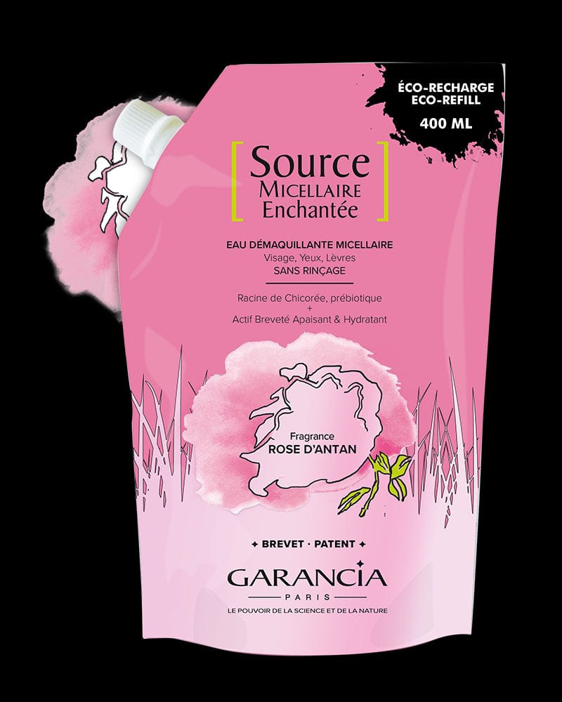 Garancia Source Micellaire Enchantée — set acqua micellare struccante alla mandorla 2 x 400 ml