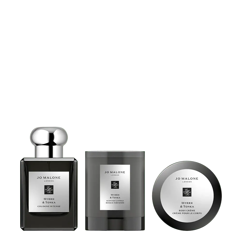 Jo malone Set Myrrh &amp; Tonka perfume de edição limitada 50ml creme corporal 50ml