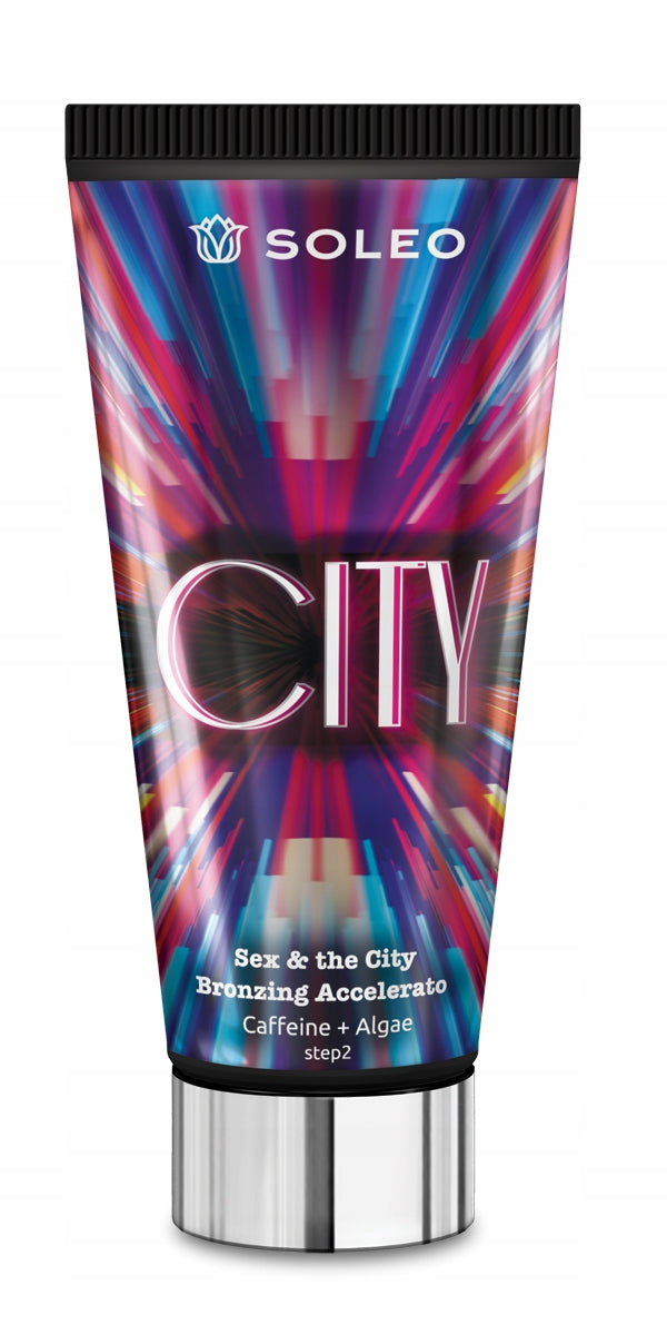 Crema abbronzante per solarium con caffeina e alghe Soleo City 150 ml