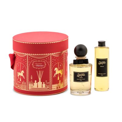 Teatro fragranze uniche Set Regalo Cappelliera Borgo degli Agrumi Sticks 250 ml + Ricarica 250 ml