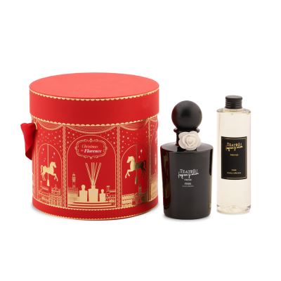 Teatterin ainutlaatuiset tuoksut Gift Set Hatbox Flower Sticks 250 ml + täyttö 250 ml