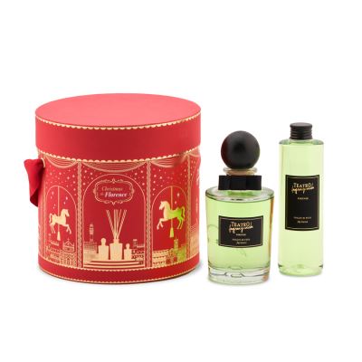 Teatro fragranze uniche Coffret Chapeau Bâtonnets de Feuilles de Figuier 250 ml + Recharge 250 ml