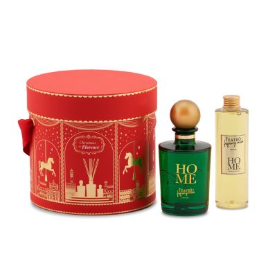 Teatterin ainutlaatuiset tuoksut Gift Set Hatbox HOME Sticks 250 ml + täyttö 250 ml