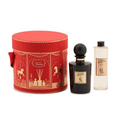 Teatro fragranze uniche ギフトセット ハットボックス ゴールドスティック 250ml + リフィル 250ml