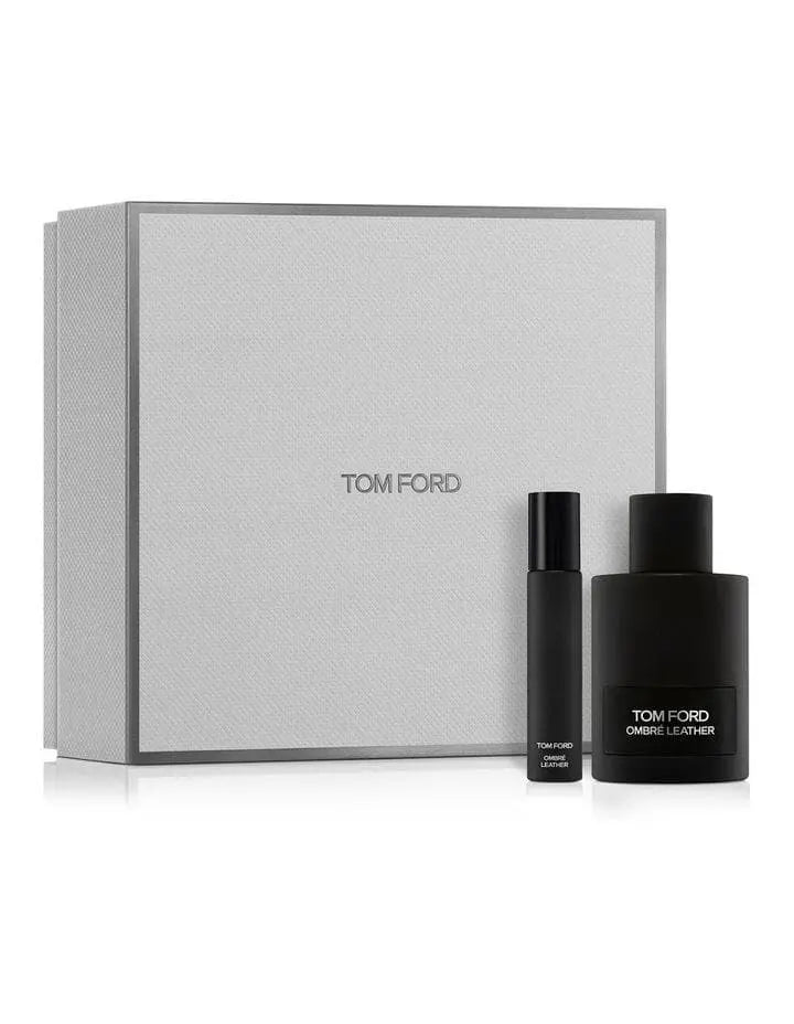 Zestaw Tom Ford Ombre Leather: Ombre Leather EDP 100 ml + spray do całego ciała 150 ml