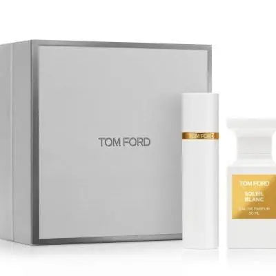 Tom Ford Box Soleil Blanc Eau De Parfum 50 מ&quot;ל + שמן גוף מנצנץ 45 מ&quot;ל