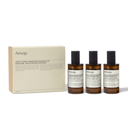 Aesop States of Being Trio Spray per Ambienti — Set Spray Ambiente