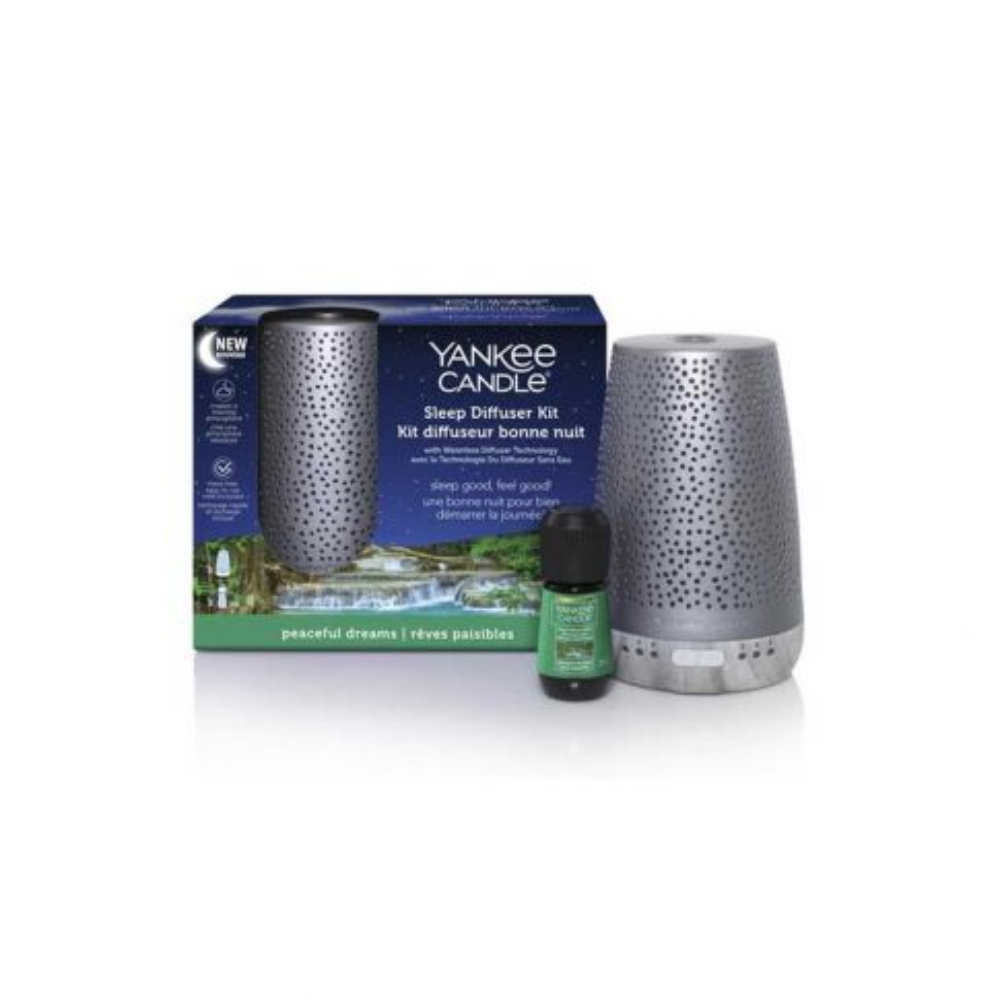 Yankee Candle Sleep Diffuser Kit Silver 1 st 480g