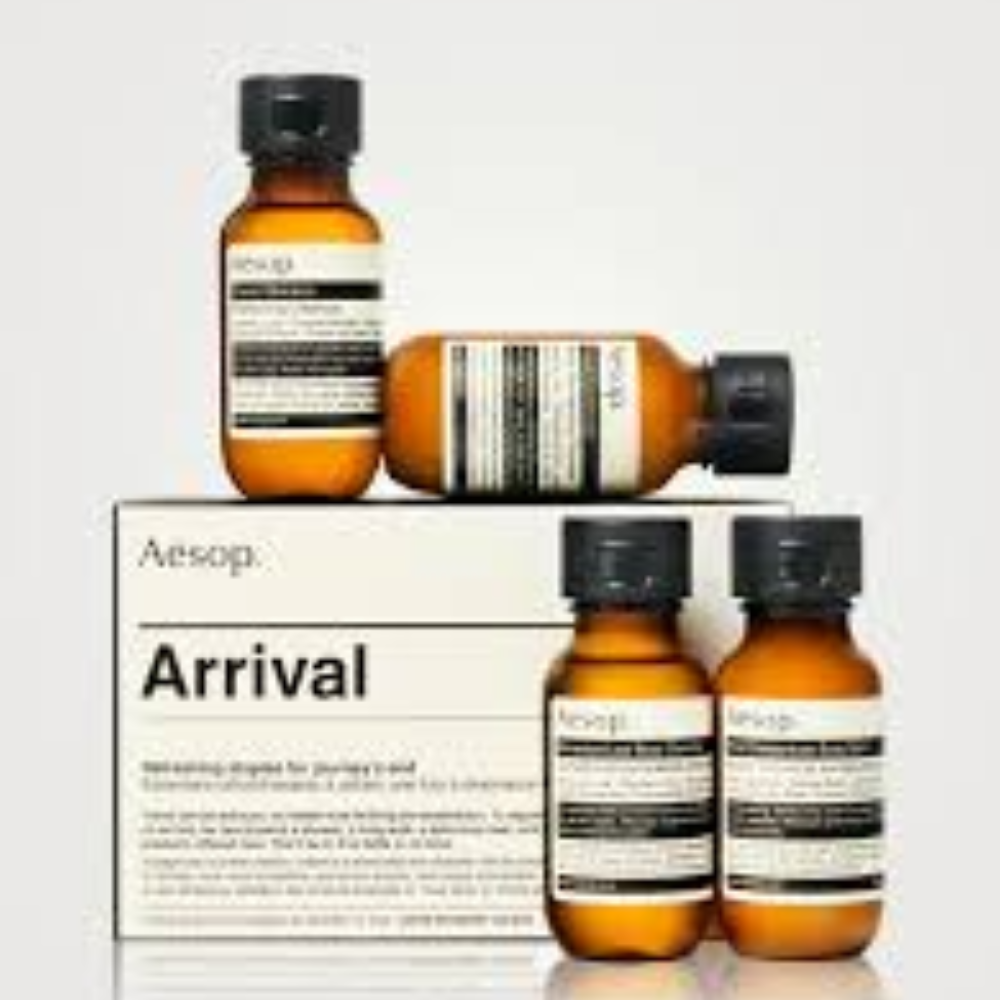 Aesop Travel kit för ankomsten av Aesop 4x50ml