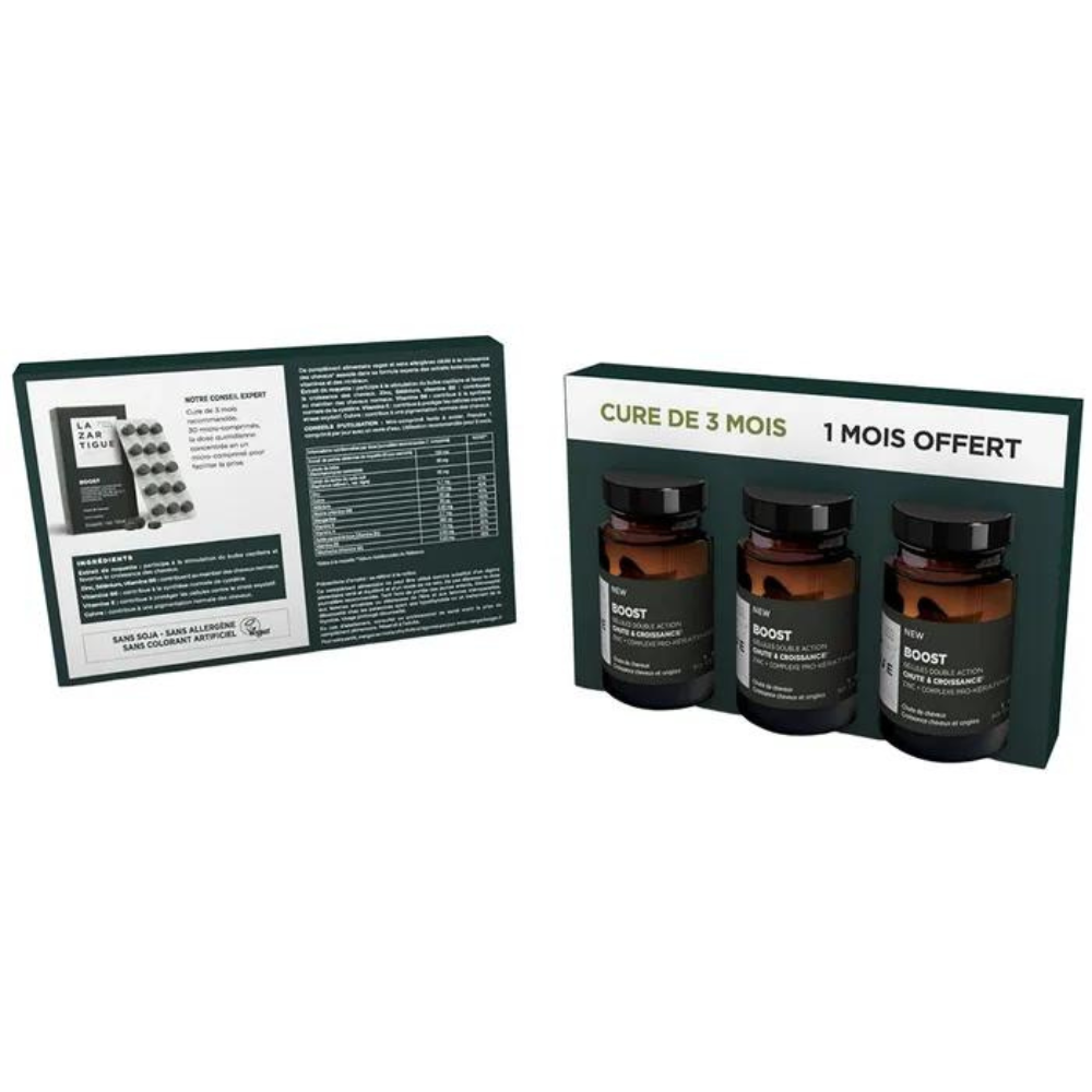 Lazartigue Boost Crescita Capelli Cura 3 mesi — Trattamento capelli