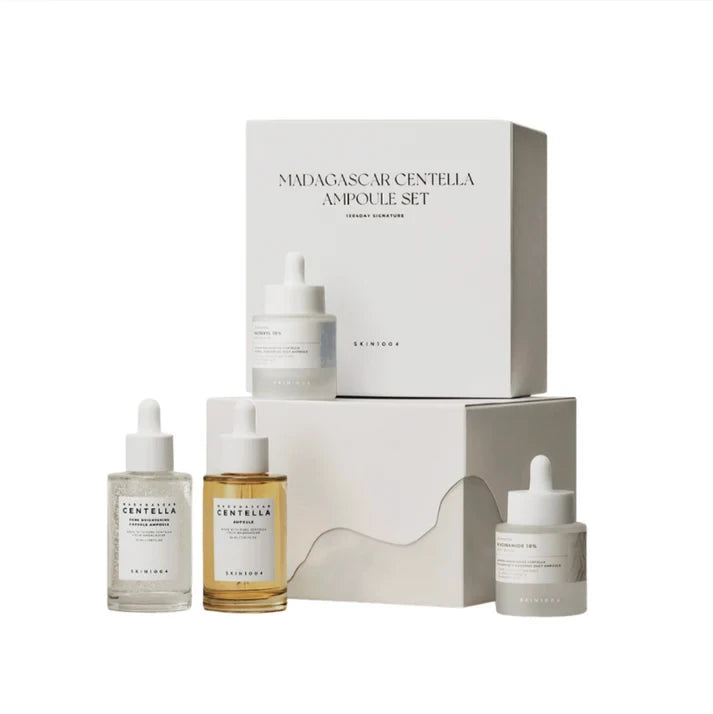 Set per la cura del viso Skin1004 Madagascar Centella Ampoule Set (ser/2x30ml + ampoule/50ml - essence/55ml)