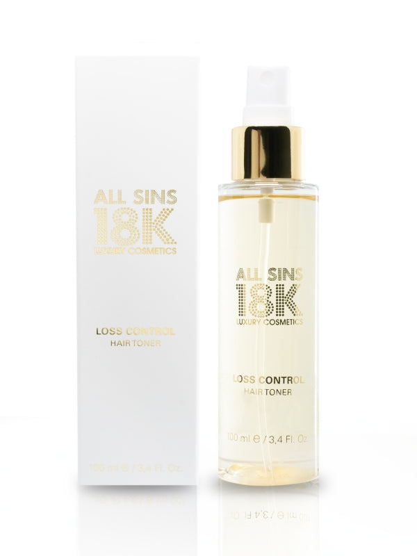 Tonico contro la caduta dei capelli All Sins 18K Loss Control Hair Toner 100 ml