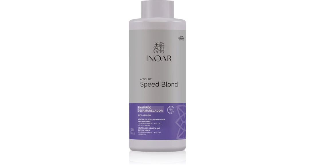 INOAR Absolut Speed Blond шампунь для светлых волос 800 ml 