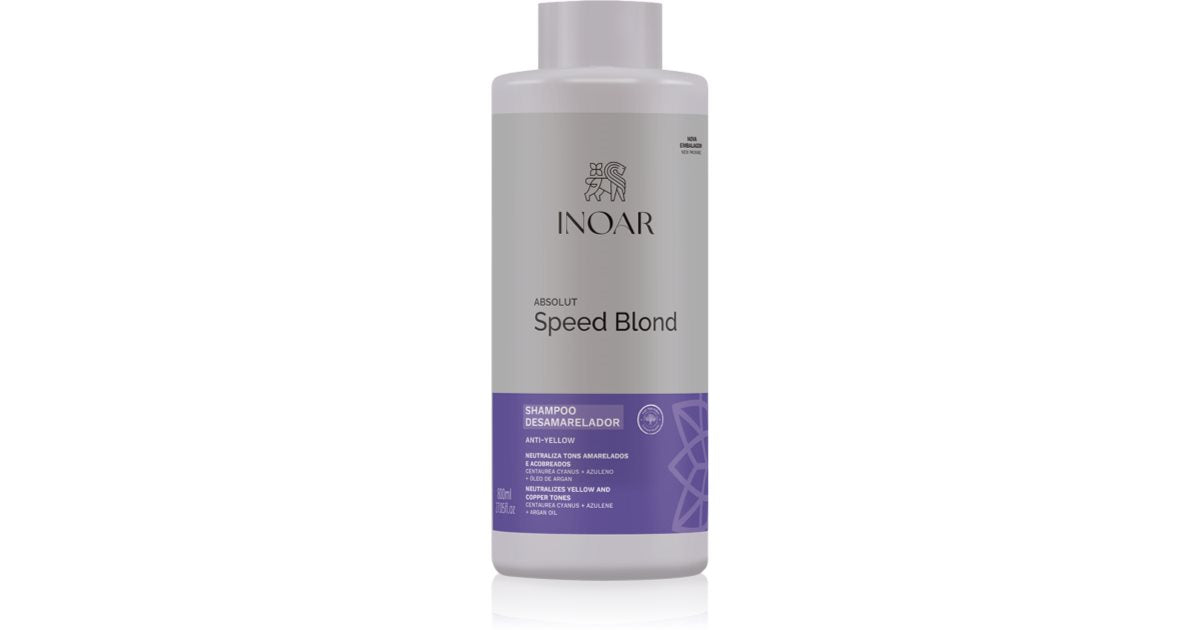 INOAR Absolut Speed Blond shampoo per capelli biondi 800 ml
