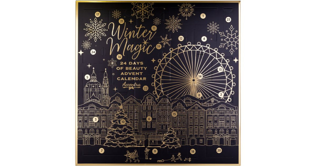 Accentra Winter Magic Noir Calendar de Advent 24 buc