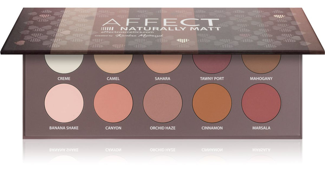 Affect Naturally Matt palette di ombretti 10x2 g