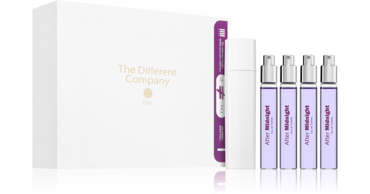 The Different Company After Midnight unisex travel kit 4× 7.5 ml 