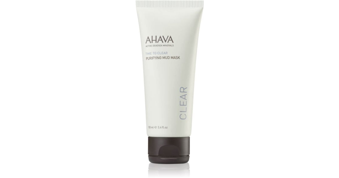 Vaskepulver maschera af mudder AHAVA Time To Clear 100 ml