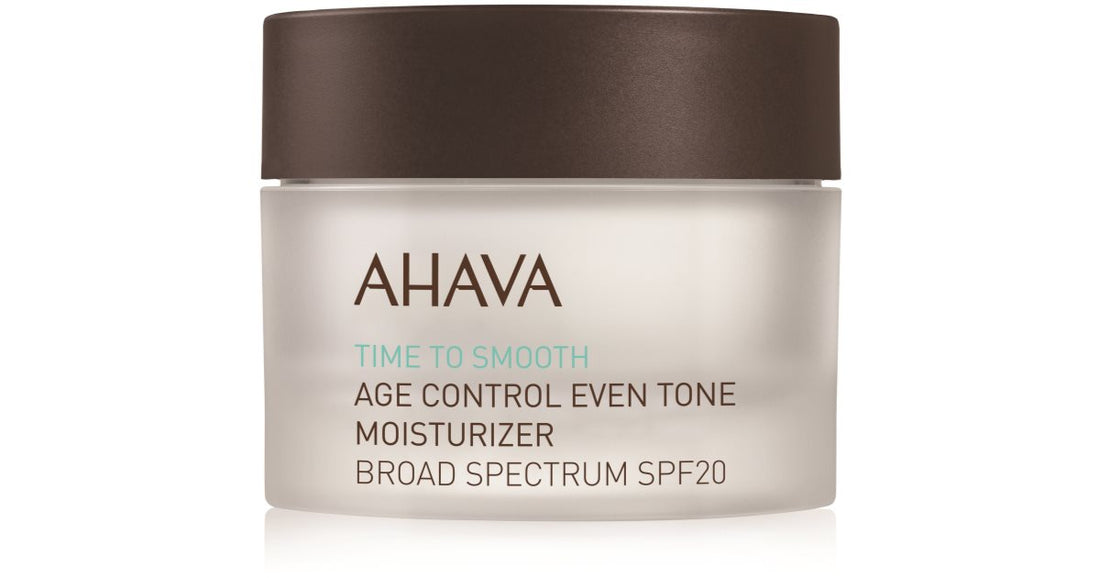 AHAVA Time To Smooth φωτιστική ενυδατική κρέμα SPF 20 50 ml