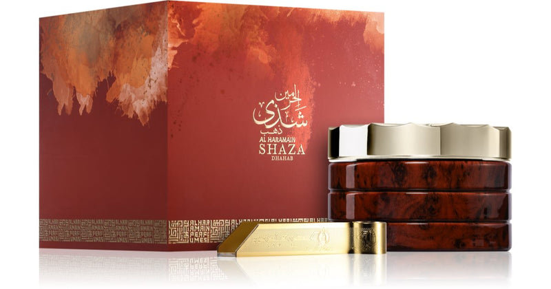 Al Haramain Encens Shaza Dhahab Oudh Ma'al Attar 75 g