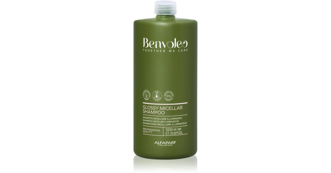 Alfaparf Milano Benvoleo Mizellen-Leuchtshampoo für den täglichen Gebrauch, 1000 ml