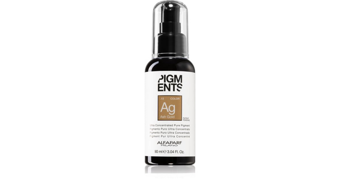 Alfaparf Milano Pigments pigmenti di fondotinta in gocce per capelli cenere dorato 90 ml