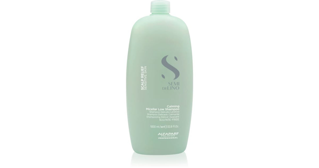 Alfaparf Milano Semi Di Lino Scalp Champú Calmante para cuero cabelludo sensible 1000 ml